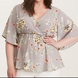 Torrid Tunic bell sleeve top